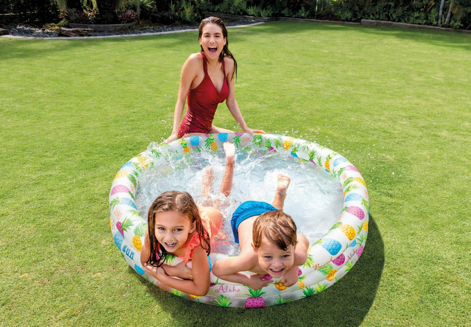 INTEX PINEAPPLE SPLASH POOL 3 INTEX PINEAPPLE SPLASH POOL