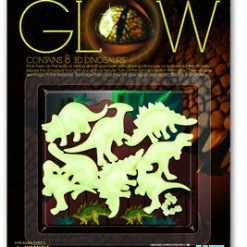 4M GLOW IN THE DARK 3D DINOSAURS