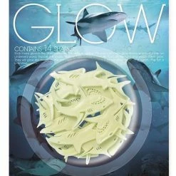 4M GLOW-IN-THE-DARK SHARKS