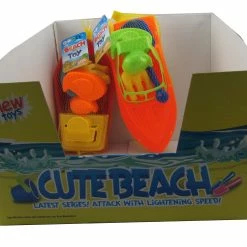Toyworld BEACH BOAT WITH ACCESSORIES ASSORTED STYLES