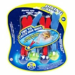 Toyworld DIVING GAME TRY TO CATCH DIVE BALLS 4 PACK