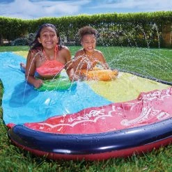 WHAM-O SLIP N SLIDE DOUBLE WAVE RIDER WITH BONUS SLIDE BOOGIES -Mathematics Shop 8in 20x 208in 20300dpi 20 64120 20Slip 20N 20slide 20wave 20rider 20double 20lifestyle 1