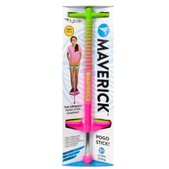 Flybar MAVERICK POGO STICK - PINK/GREEN