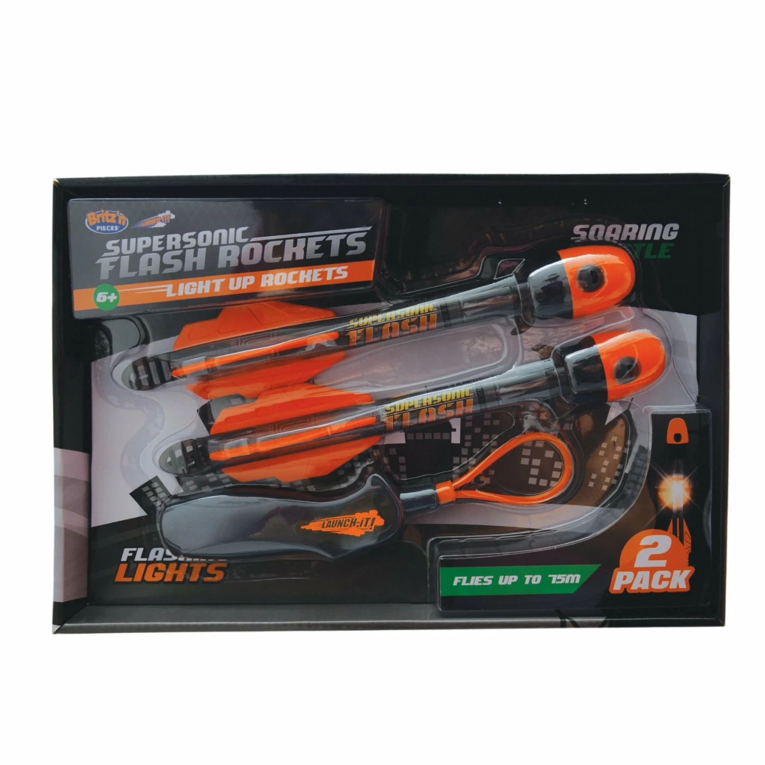 Goliath WAHU SUPERSONIC FLASH ROCKETS LIGHT UP ROCKETS 2 PACK 4 Goliath WAHU SUPERSONIC FLASH ROCKETS LIGHT UP ROCKETS 2 PACK - Image 2