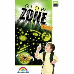 GLOW ZONE STARS 250 STICKERS