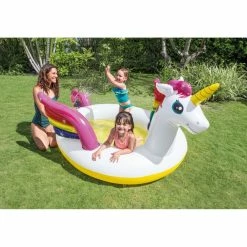 INTEX UNICORN SPRAY POOL -Mathematics Shop Intex 57441 Mystic Unicorn Spray Pool 3