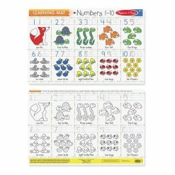MELISSA & DOUG - LEARNING MAT NUMBERS 1-10