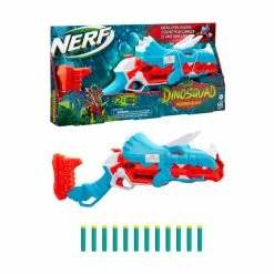 NERF DINO SQUAD TRICERA-BLASSORTED STYLES -Mathematics Shop NERF DINO SQUAD TRICERA BLAST 630509990917 F0803 2