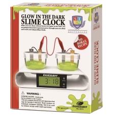 TOYWORLD STEM ACTIVITY KIT GLOW IN THE DARK SLIME CLOCK