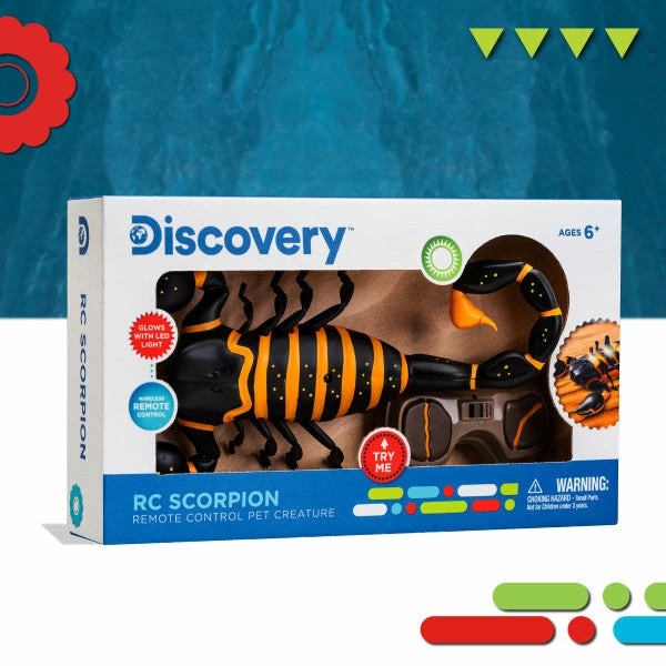 DISCOVERY SCORPION REMOTE CONTROL PET CREATURE 3 DISCOVERY SCORPION REMOTE CONTROL PET CREATURE