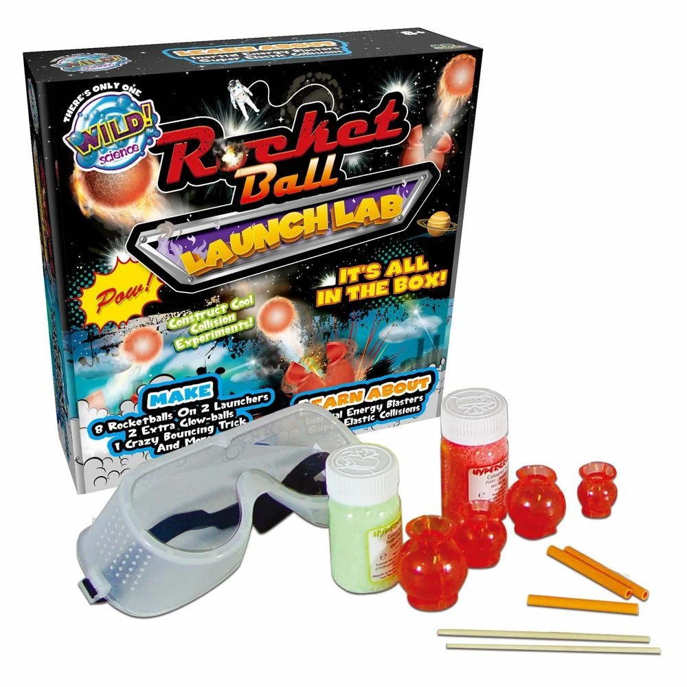 WILD SCIENCE ROCKETBALL LAUNCH LAB 3 WILD SCIENCE ROCKETBALL LAUNCH LAB