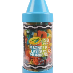 CRAYOLA 128 PIECE MAGNETIC LETTERS & NUMBERS ASSORTED STYLES