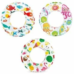 INTEX 51CM LIVELY SWIM RINGS ASSORTED
